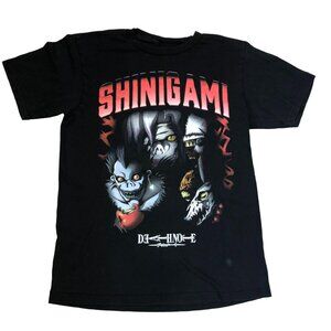 Black Shinigami Death Note T Shirt Sz S Black Anime Hot Topic Short Sleeve Mens